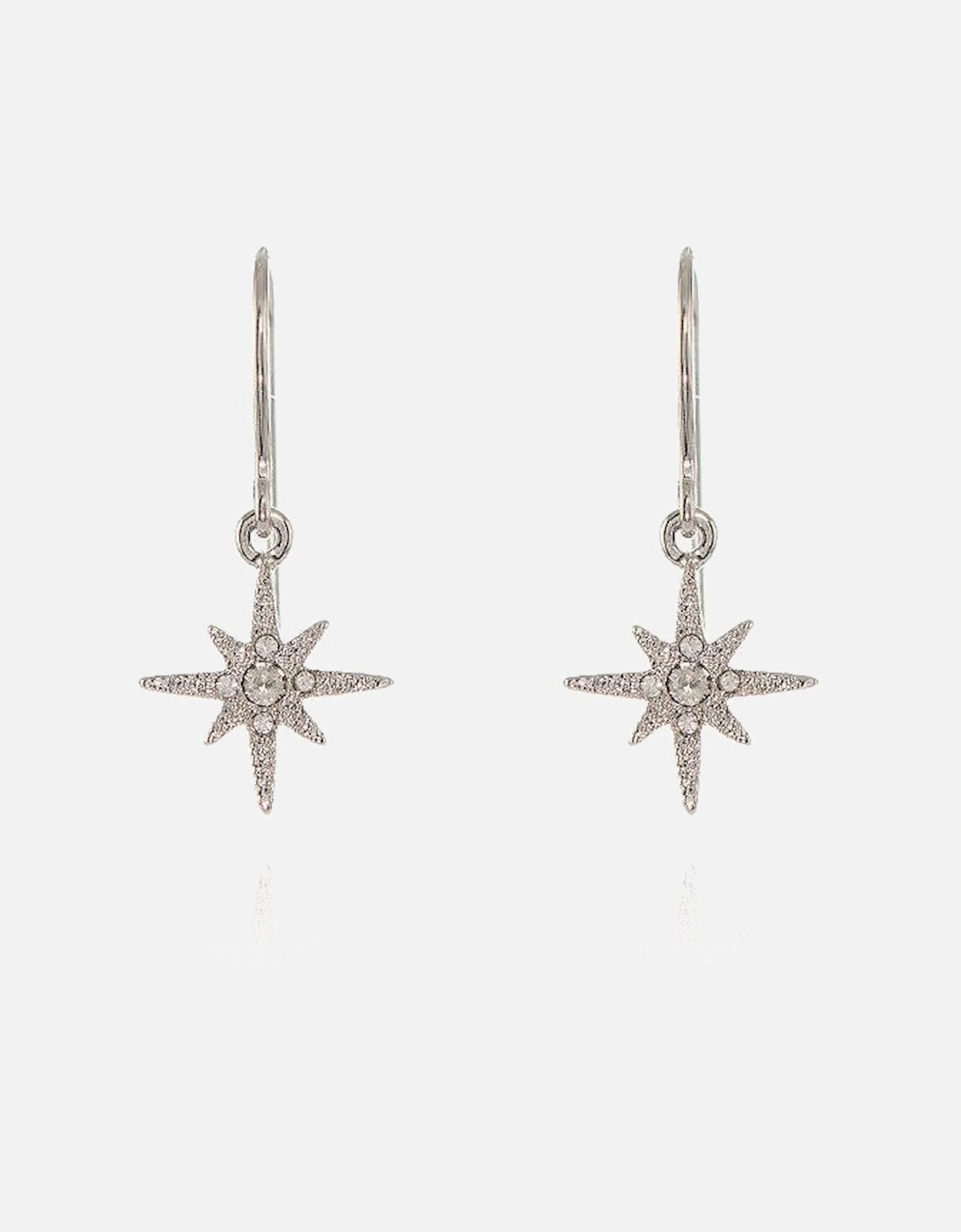 Cachet North Star Earrings Platinum Plated, 4 of 3