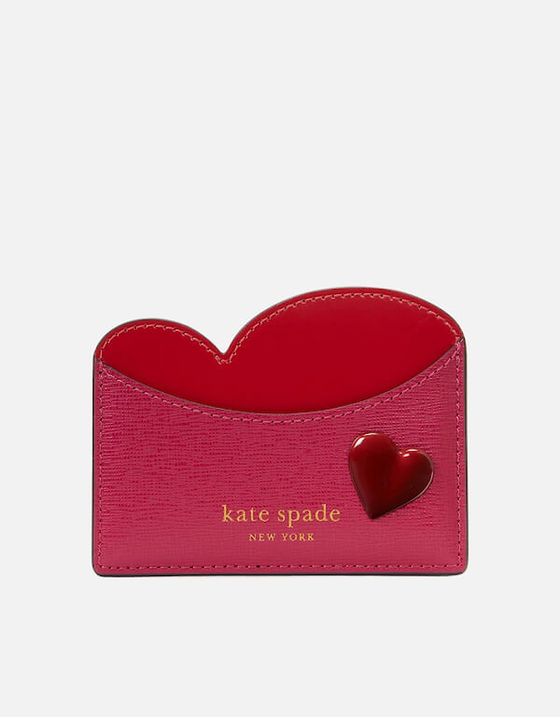 New York Heart Coated Leather Cardholder, 2 of 1