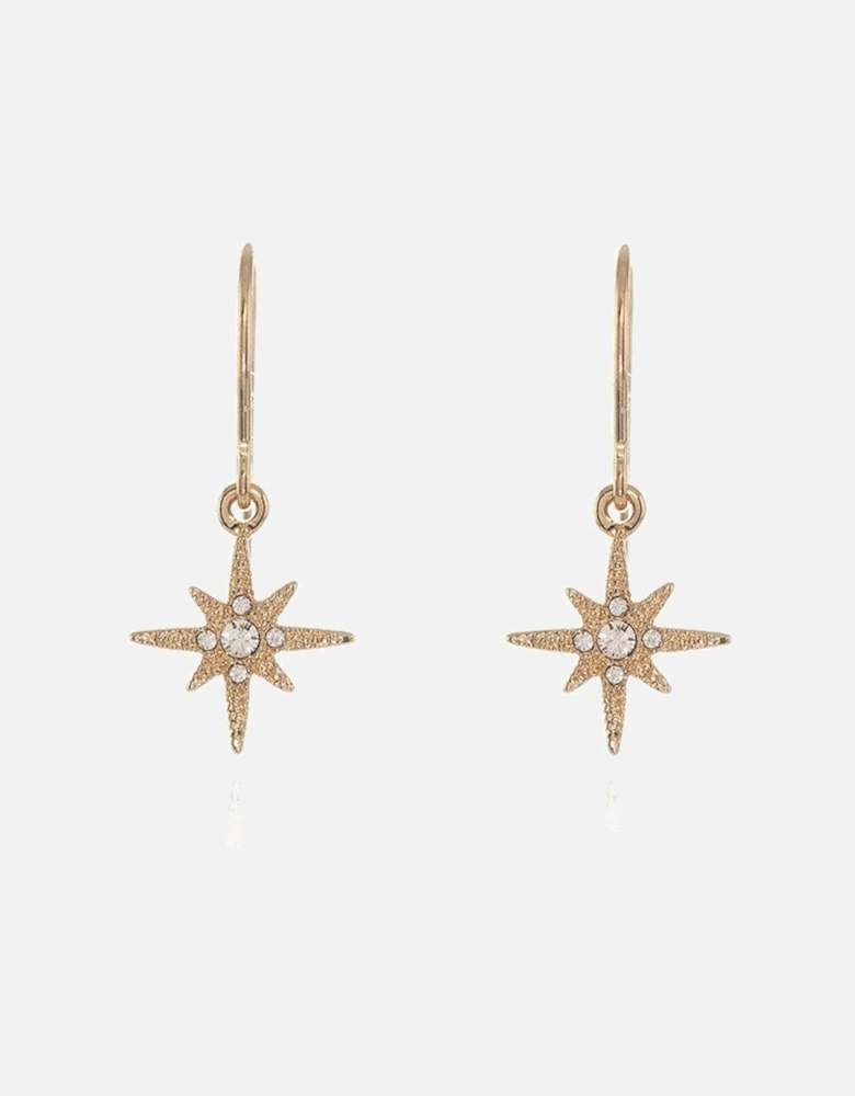 Cachet North Star Earrings 18ct Gold Plated