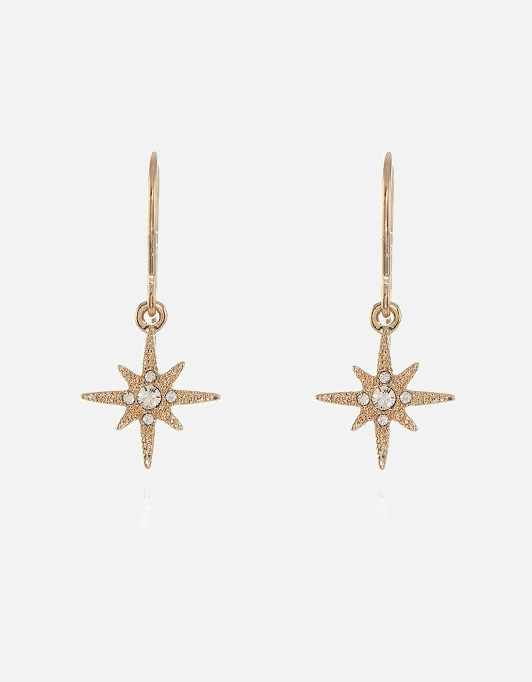 Cachet North Star Earrings 18ct Gold Plated, 4 of 3