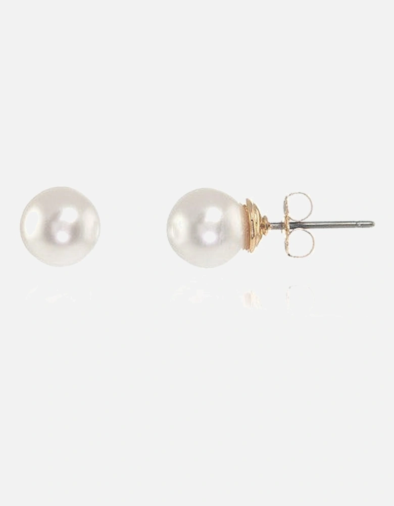 Cachet Mac 8 Earrings.White Pearl