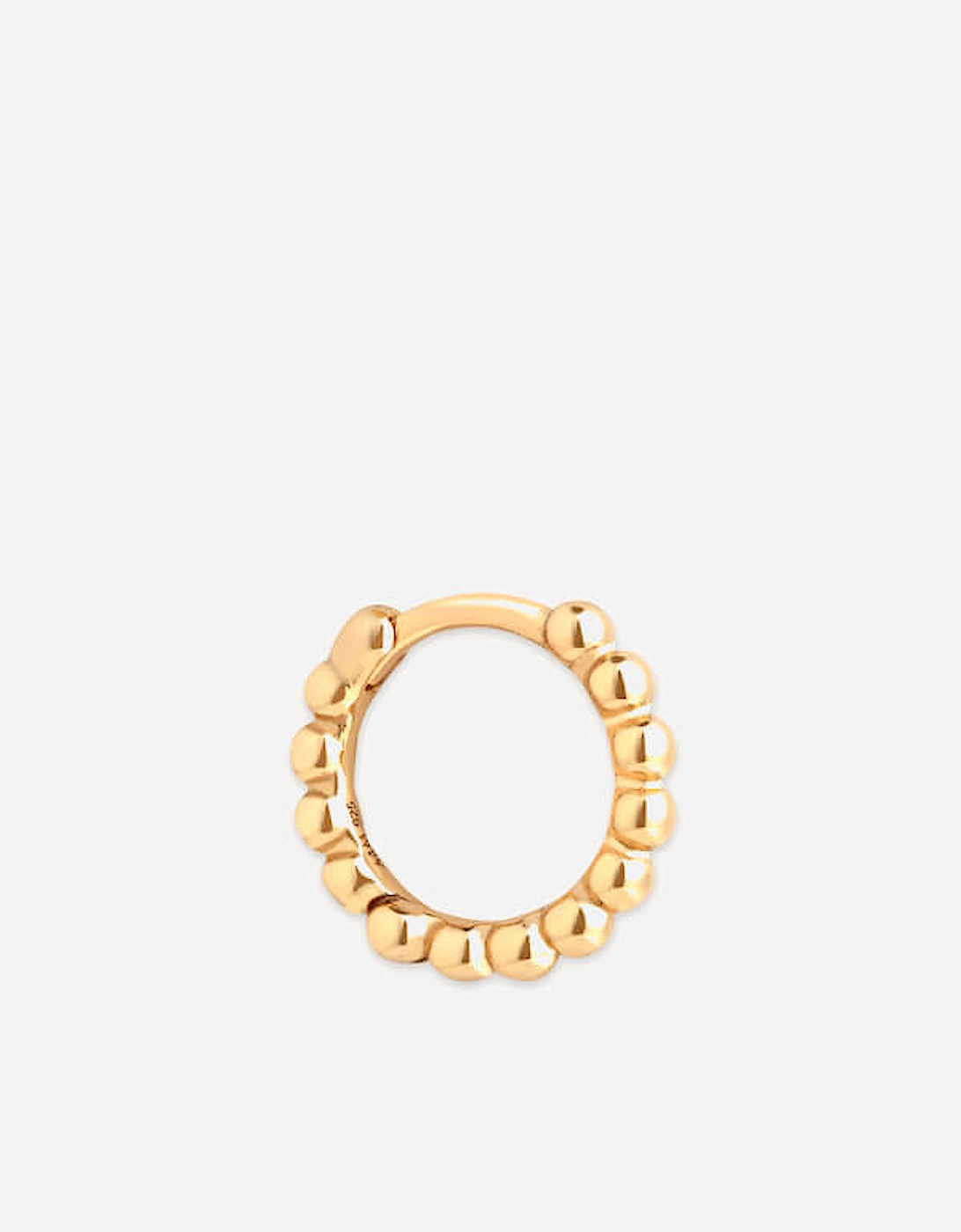 18-Karat Gold-Plated Hoop Single Earring, 2 of 1