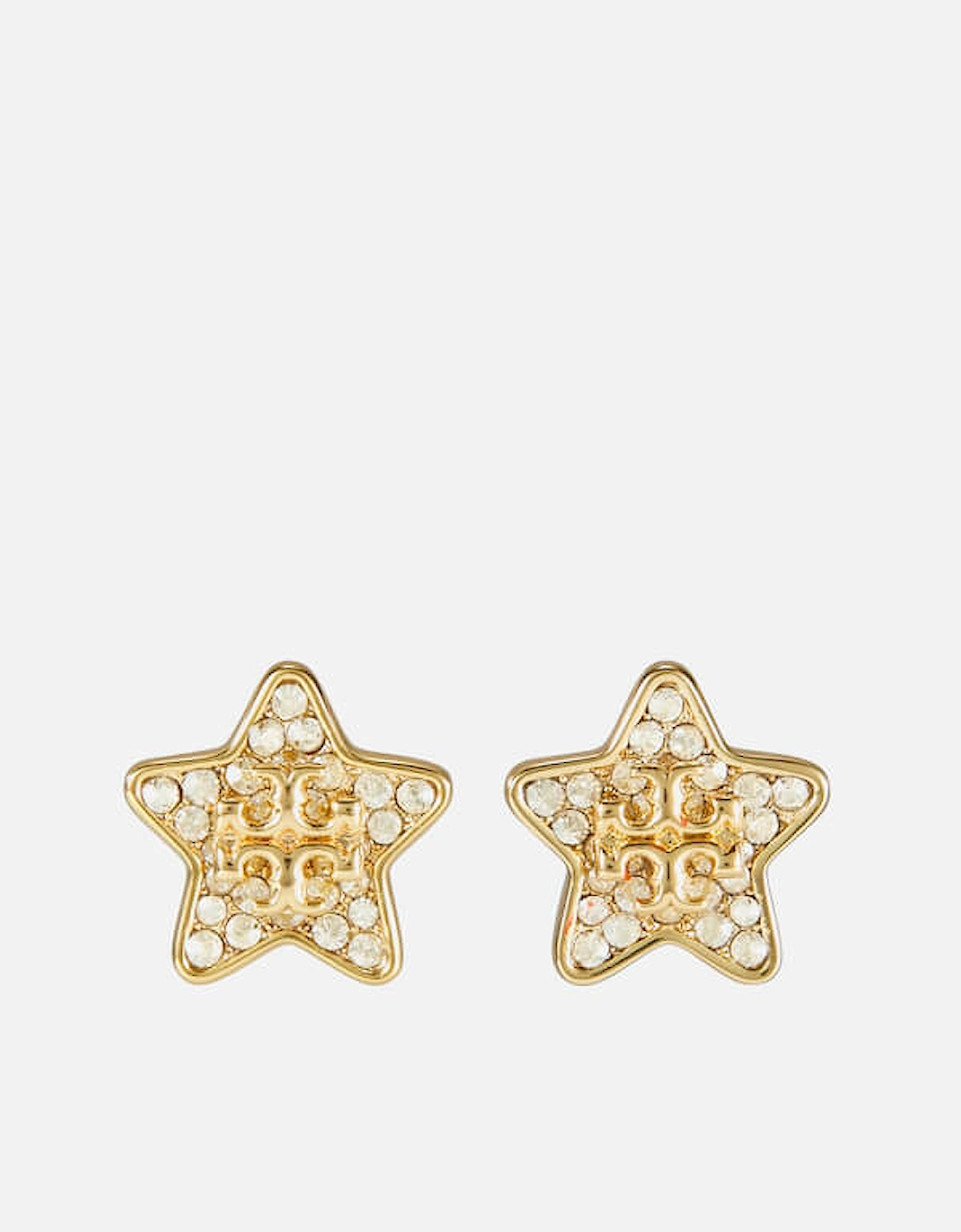 Kira Pave Star Gold-Plated Stud Earrings, 2 of 1