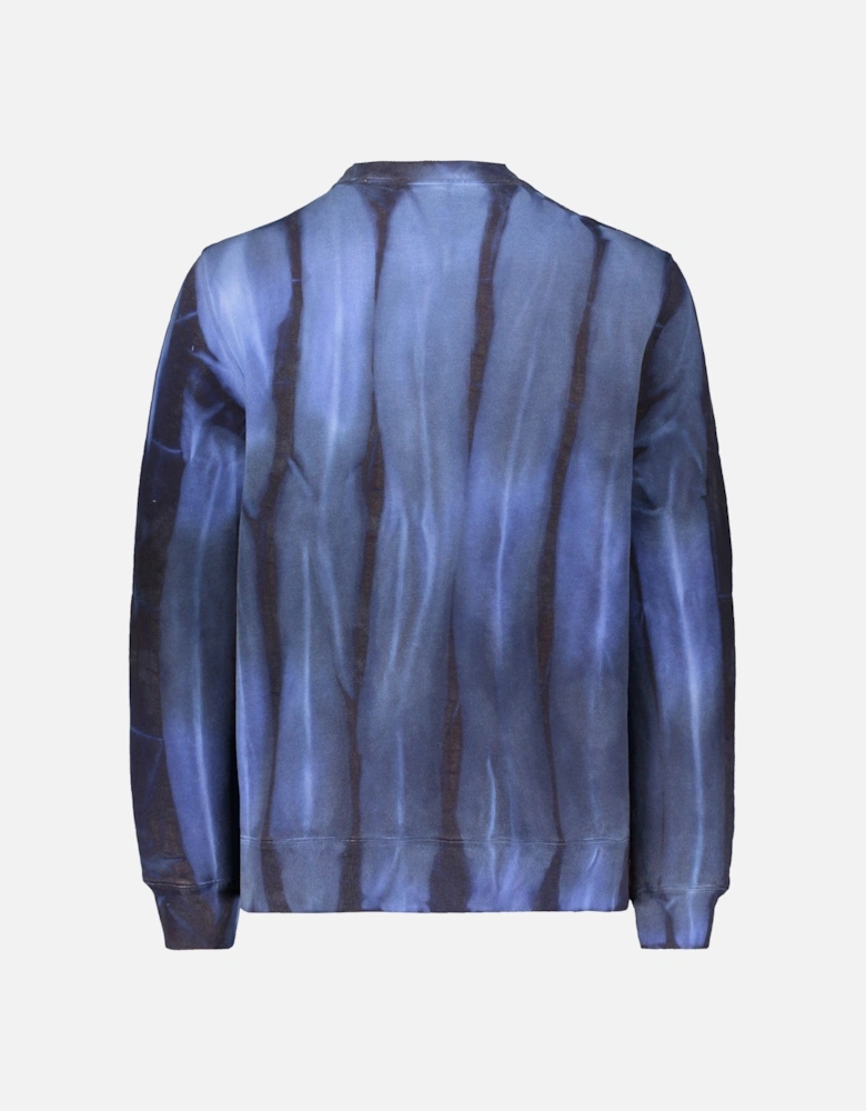 Happy Tie Dye Sweater - Blue
