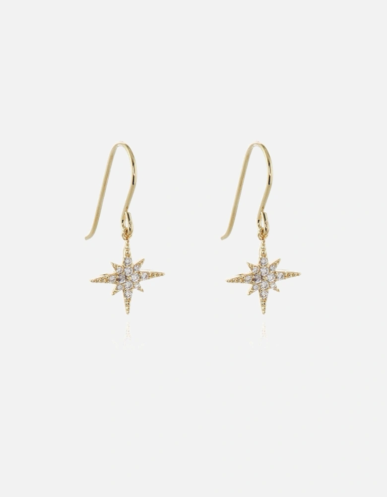 Cachet North Star FW Earrings plated in Gold