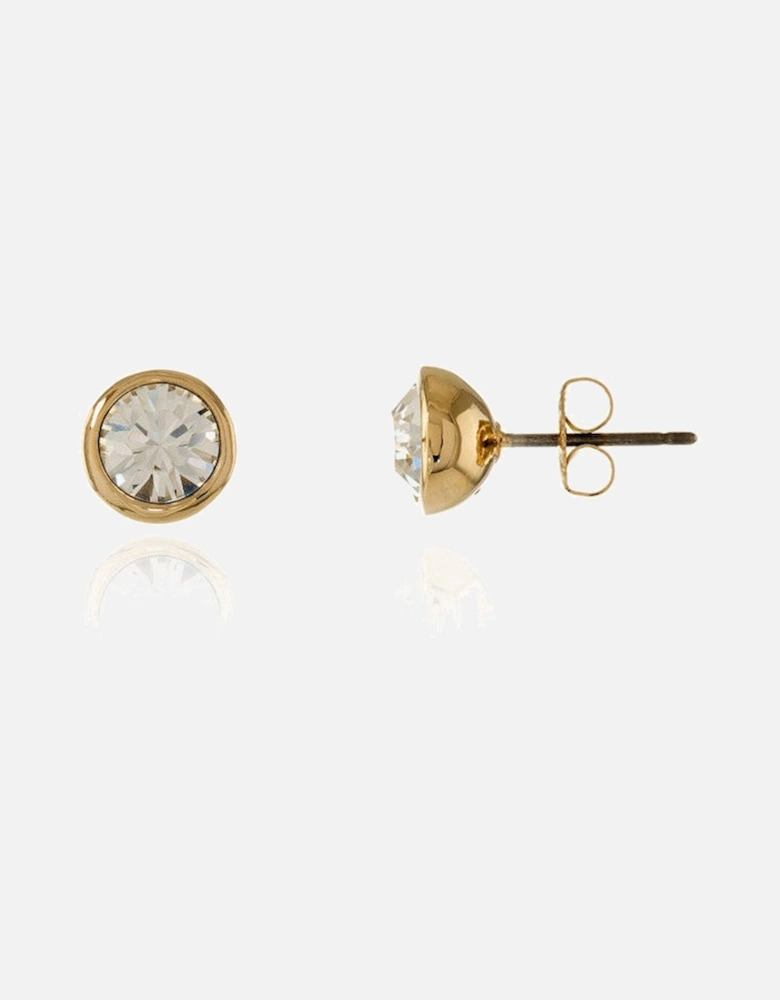 Cachet Thisbe Earrings Clear Crystal 18ct Gold Plated