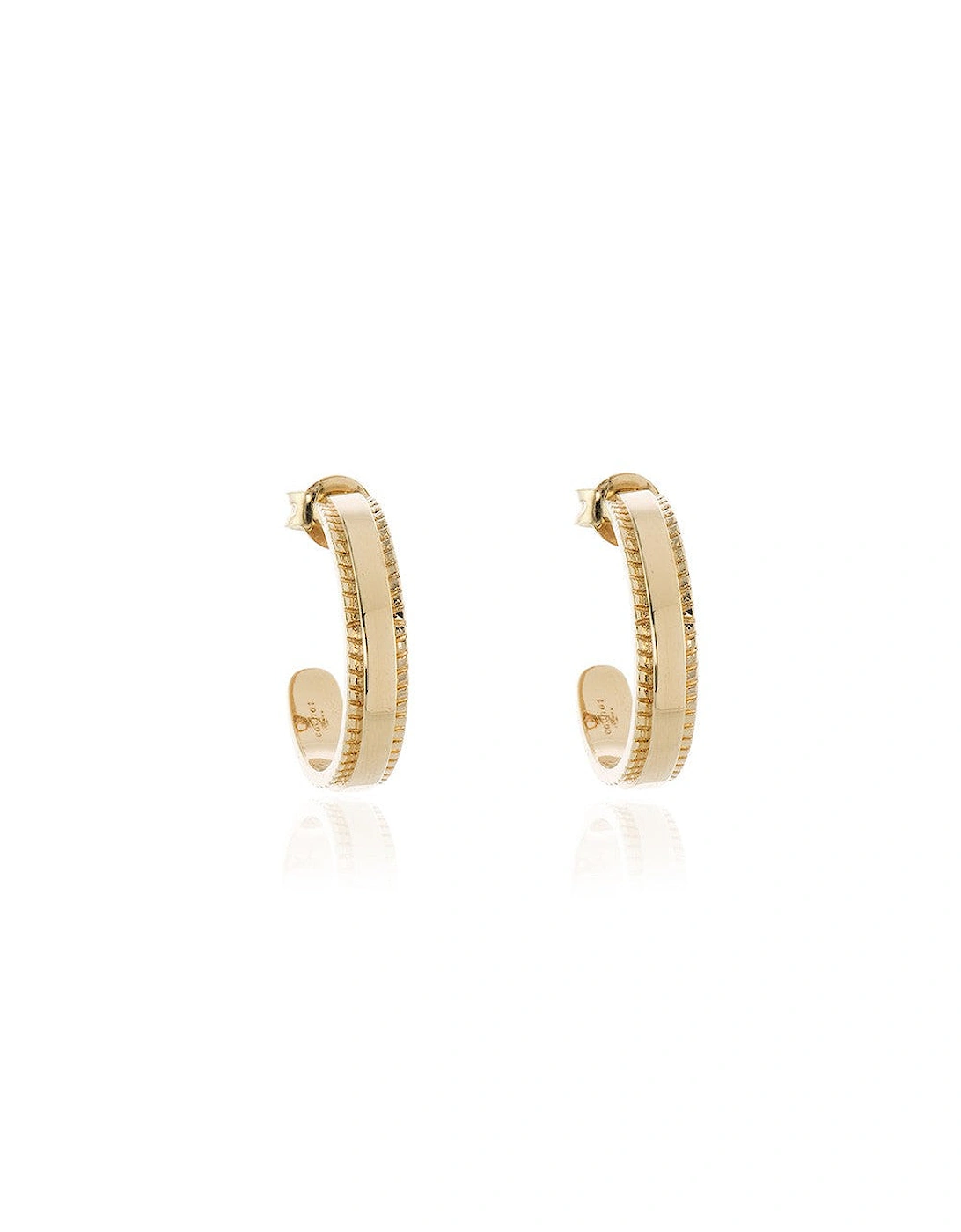 Cachet Keanu Hoop Earrings plated in Gold, 4 of 3