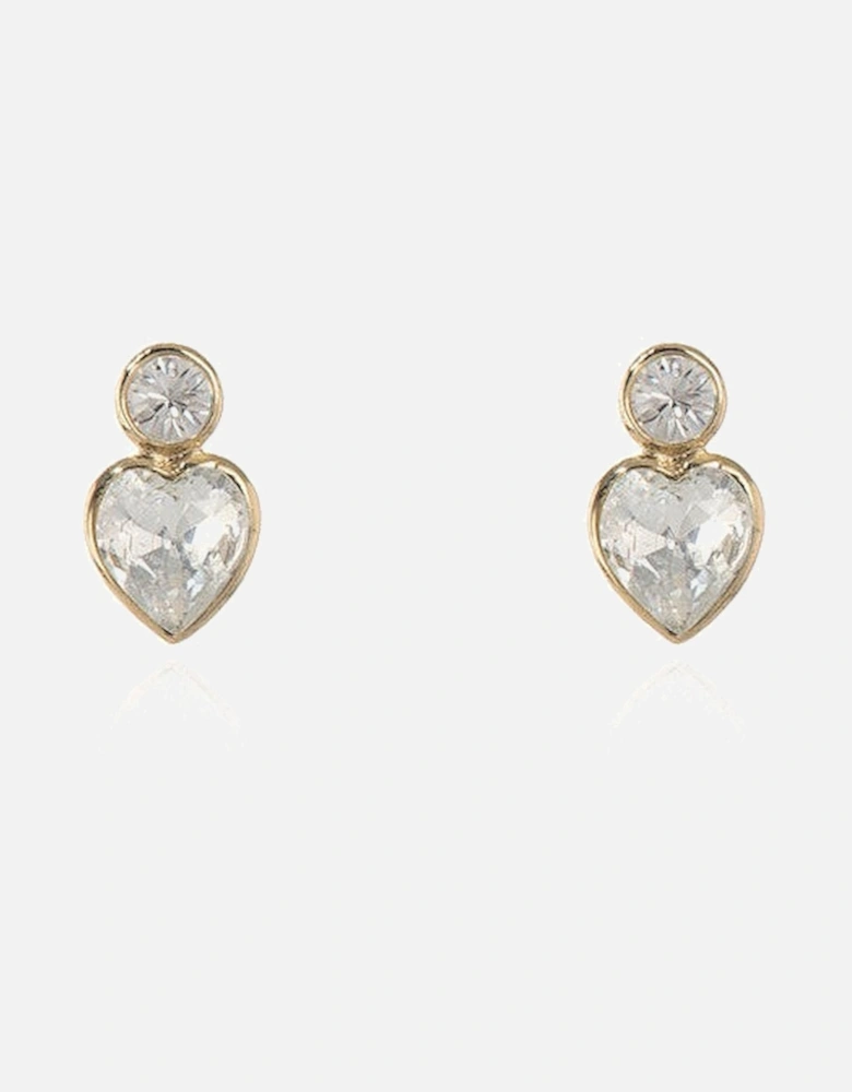 Cachet Posy Simple Earrings 18ct Gold Plated