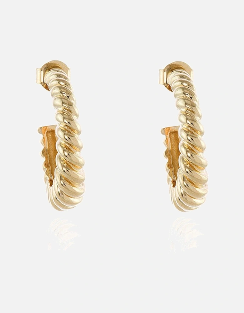 Cachet Gael Hoop Earrings plated in Gold