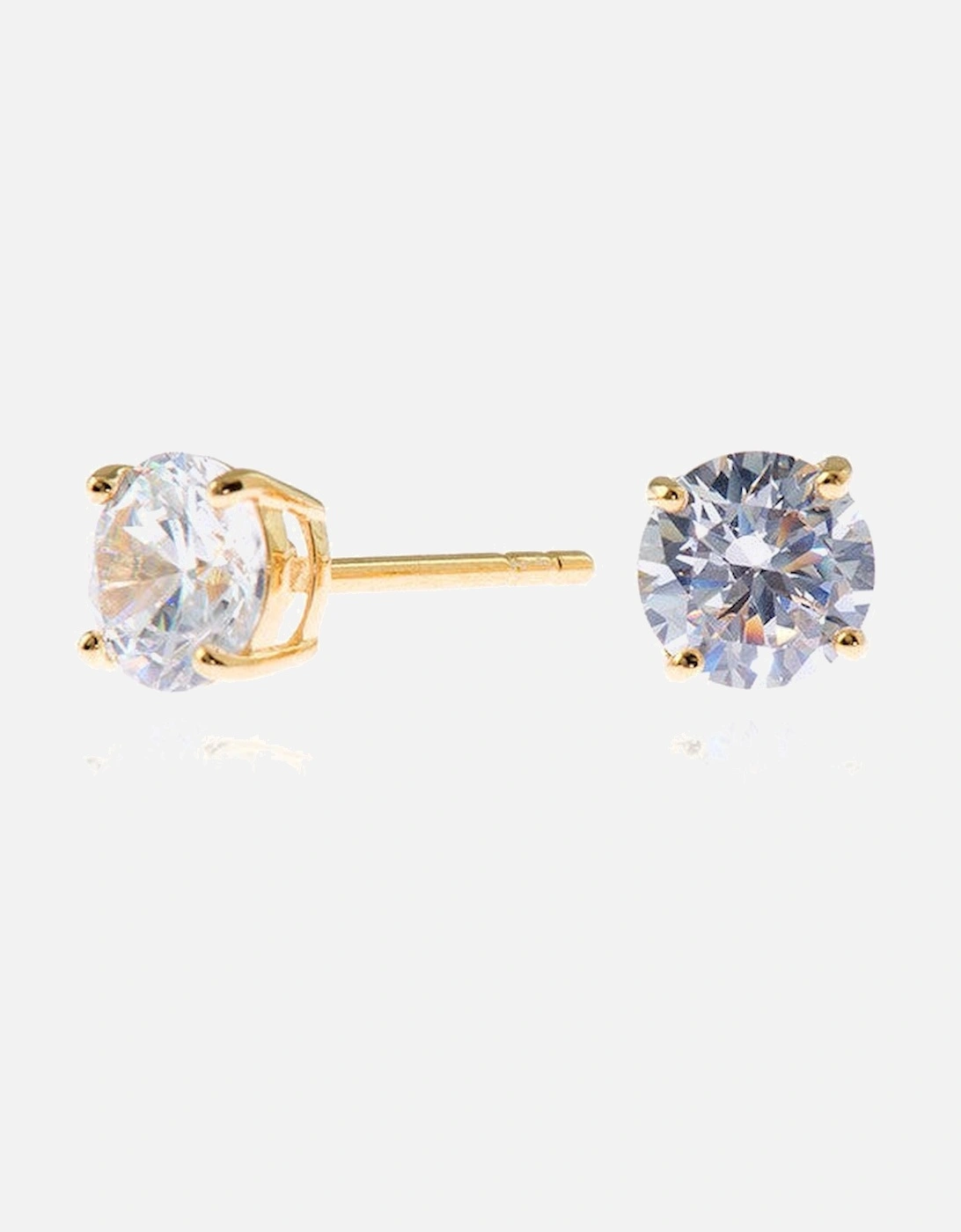 Cachet Lana 6mm Earrings 18ct Gold Plated, 4 of 3