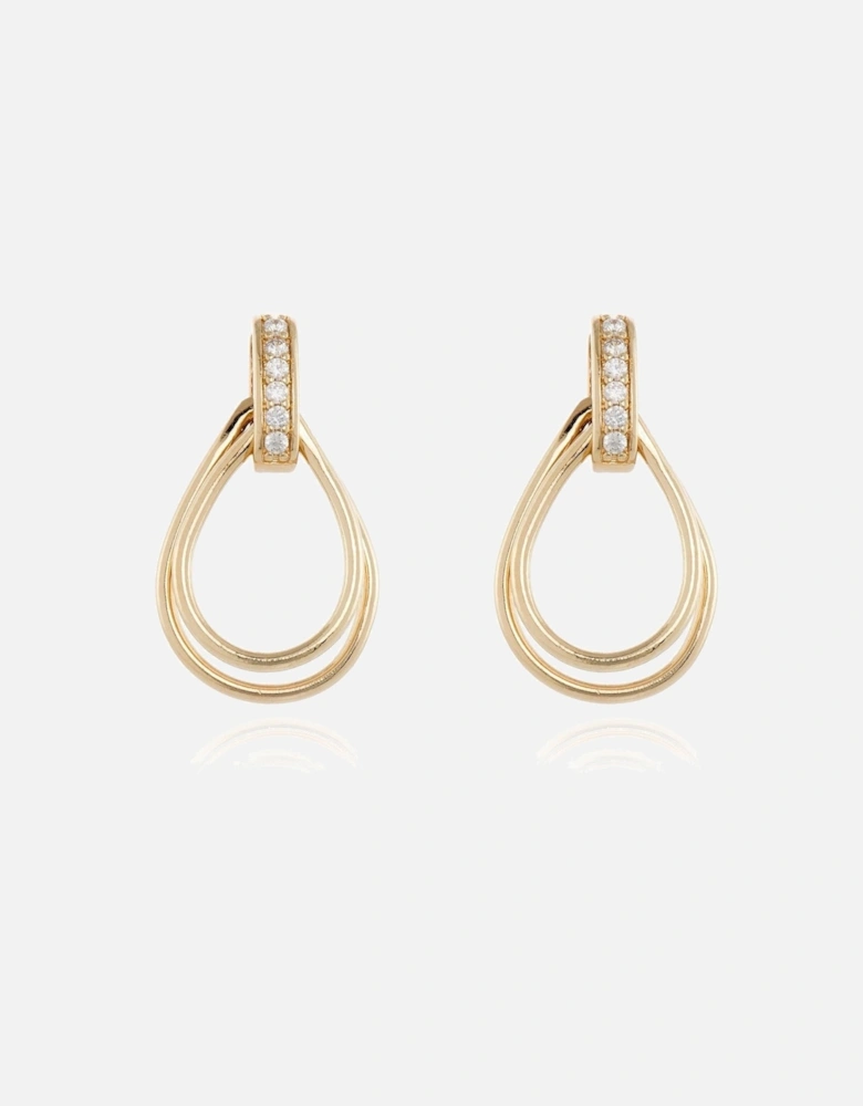 Cachet Qiao Earrings 18ct Gold Plated
