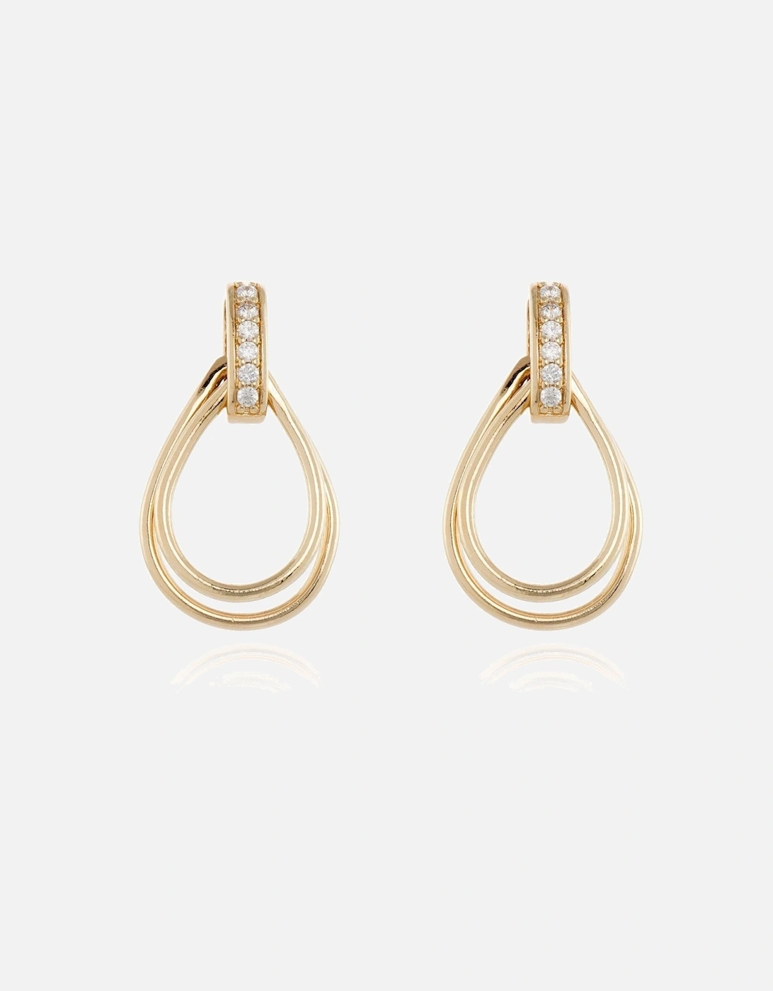 Cachet Qiao Earrings 18ct Gold Plated, 3 of 2