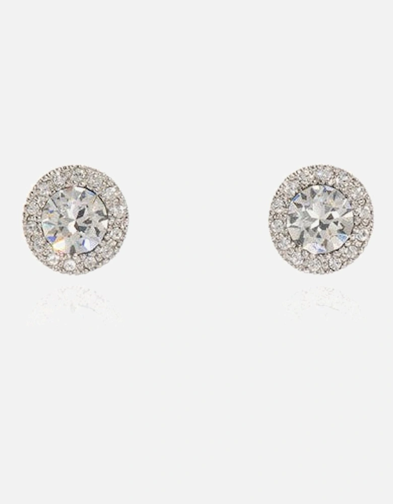 Cachet Chickle Stud Earrings Platinum Plated