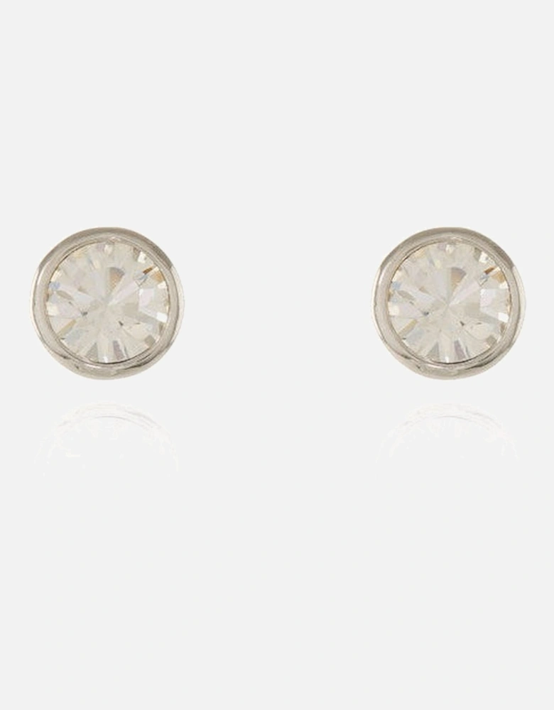 Cachet Thisbe Earrings Clear Crystal Platinum Plated