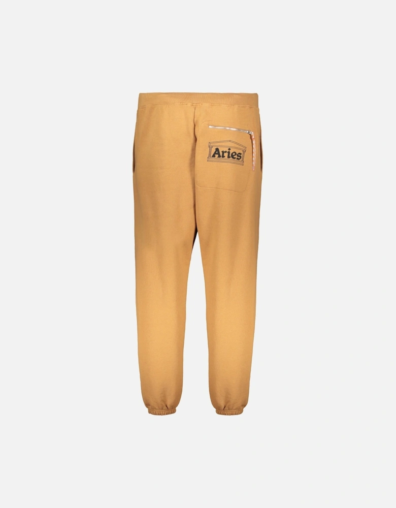 Premium Temple Sweatpants - Camel