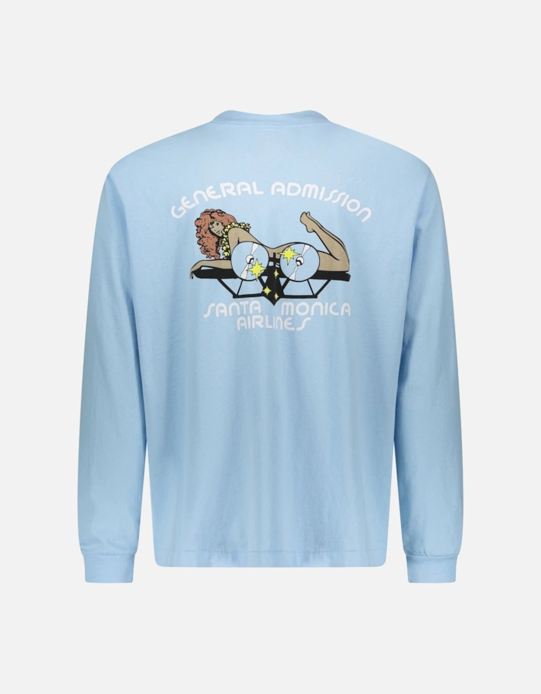 Aloha Plane LS Tee - Blue