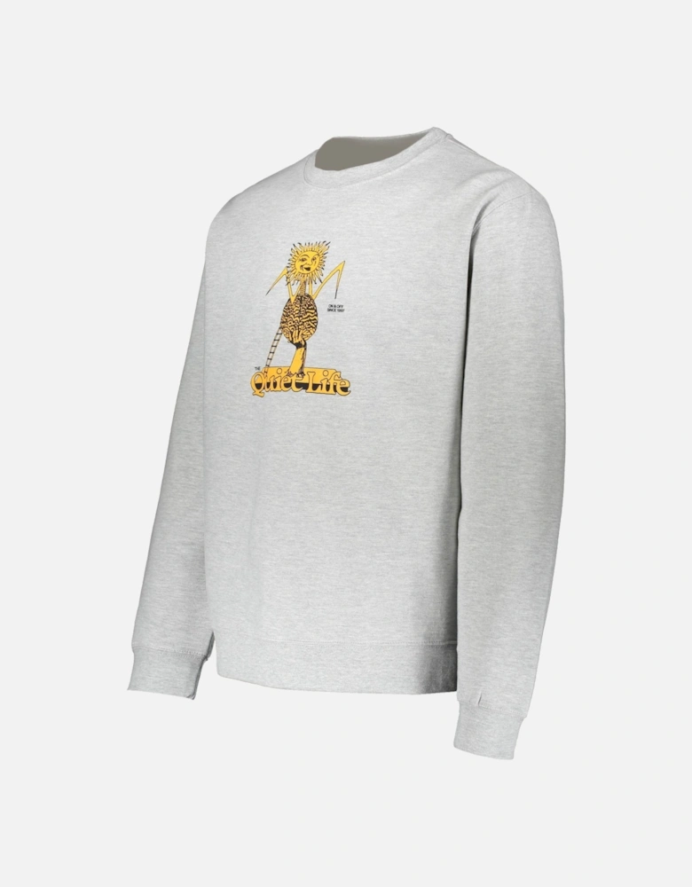 Quiet Life Sun Stack Crew neck - Grey