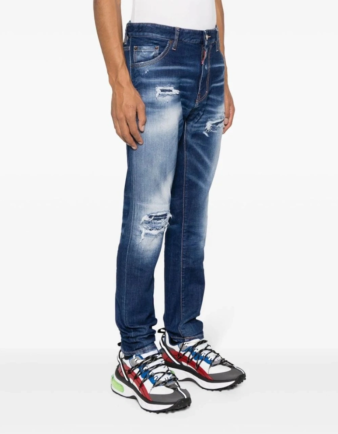 Cool Guy Distressed Jeans Denim