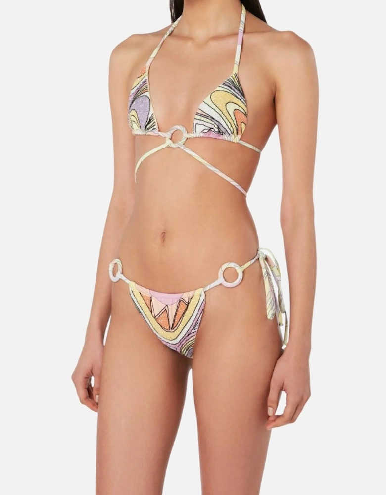 Lale Signature Print Multi-Coloured Luxe Bikini