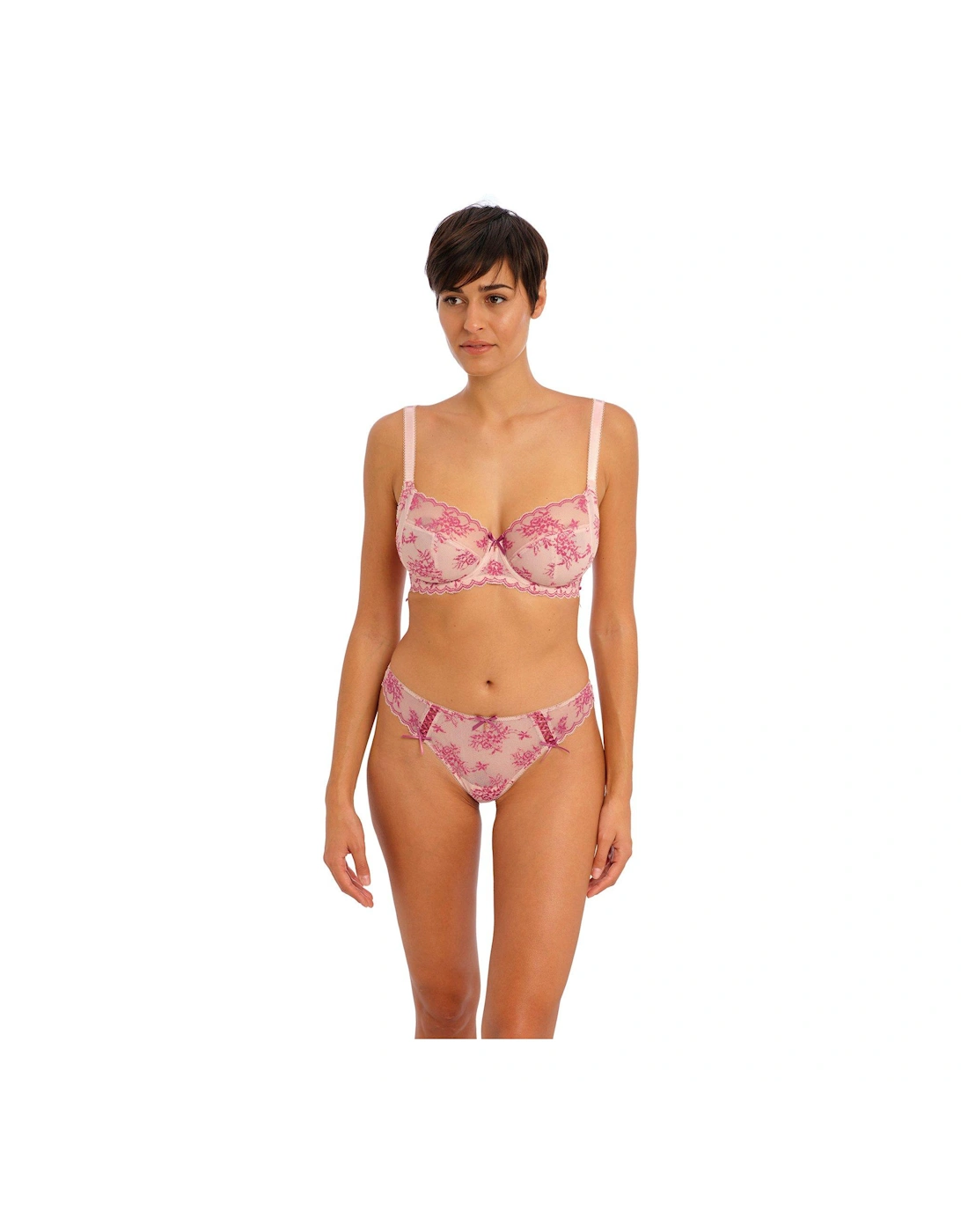 Offbeat Decadence Underwired Side Support Bra - Pink, 4 of 3