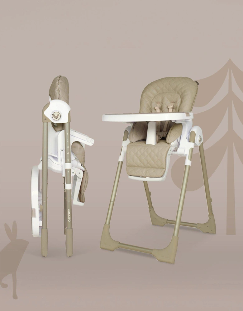 Noodle 0+ Highchair, with Newborn Recline - Whisper