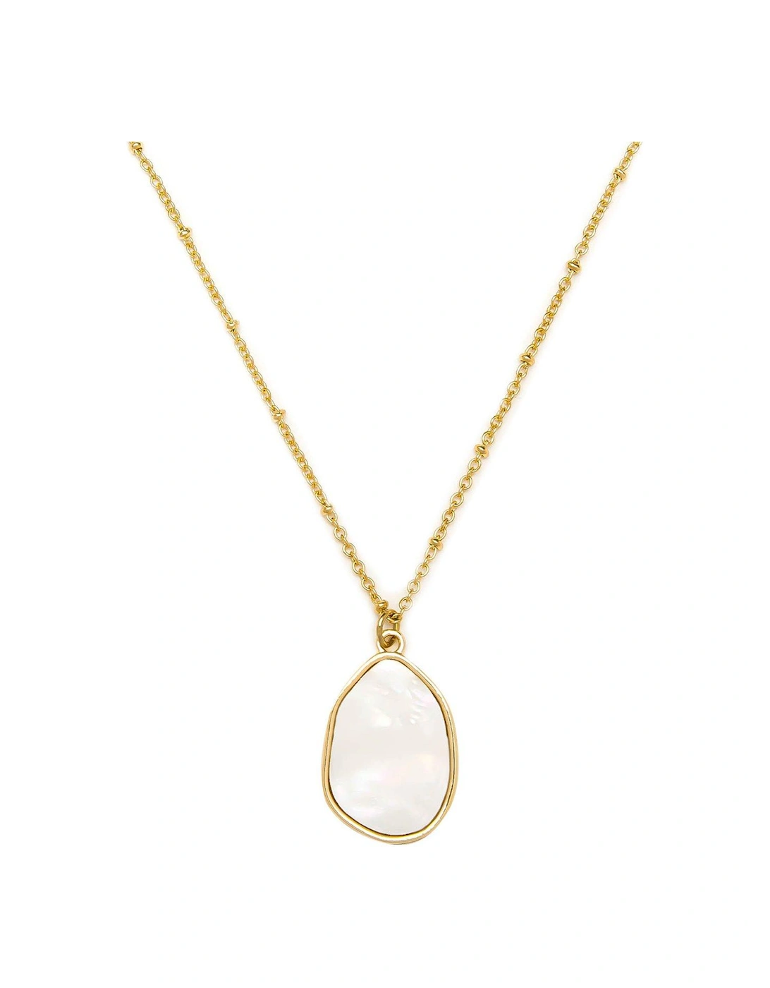 Gold Plated Crystal Natural Cut Necklace, 2 of 1