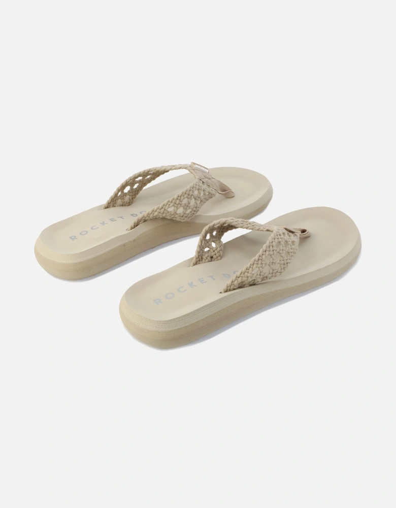 Womens Sunset Woven Flip Flops