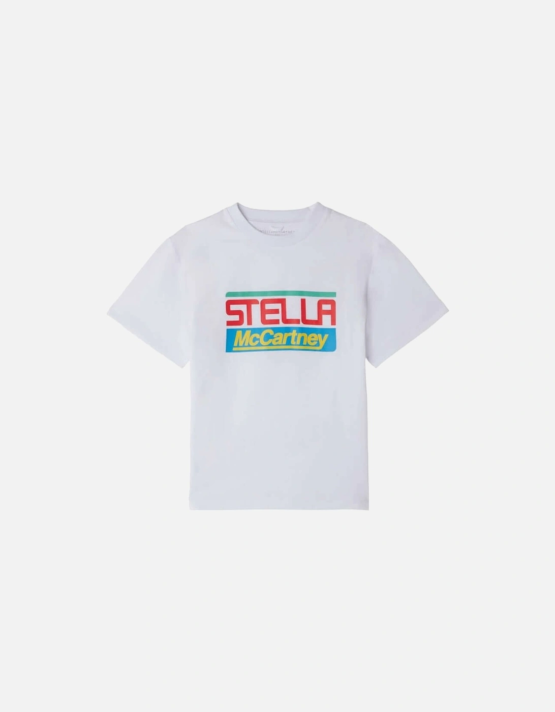 Boys White Cotton Logo T-Shirt, 2 of 1