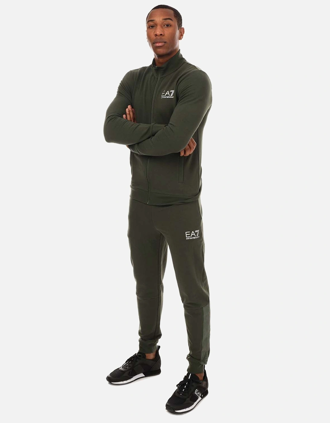 Mens Recycled Cotton-Blend 7 Lines Tracksuit, 6 of 5