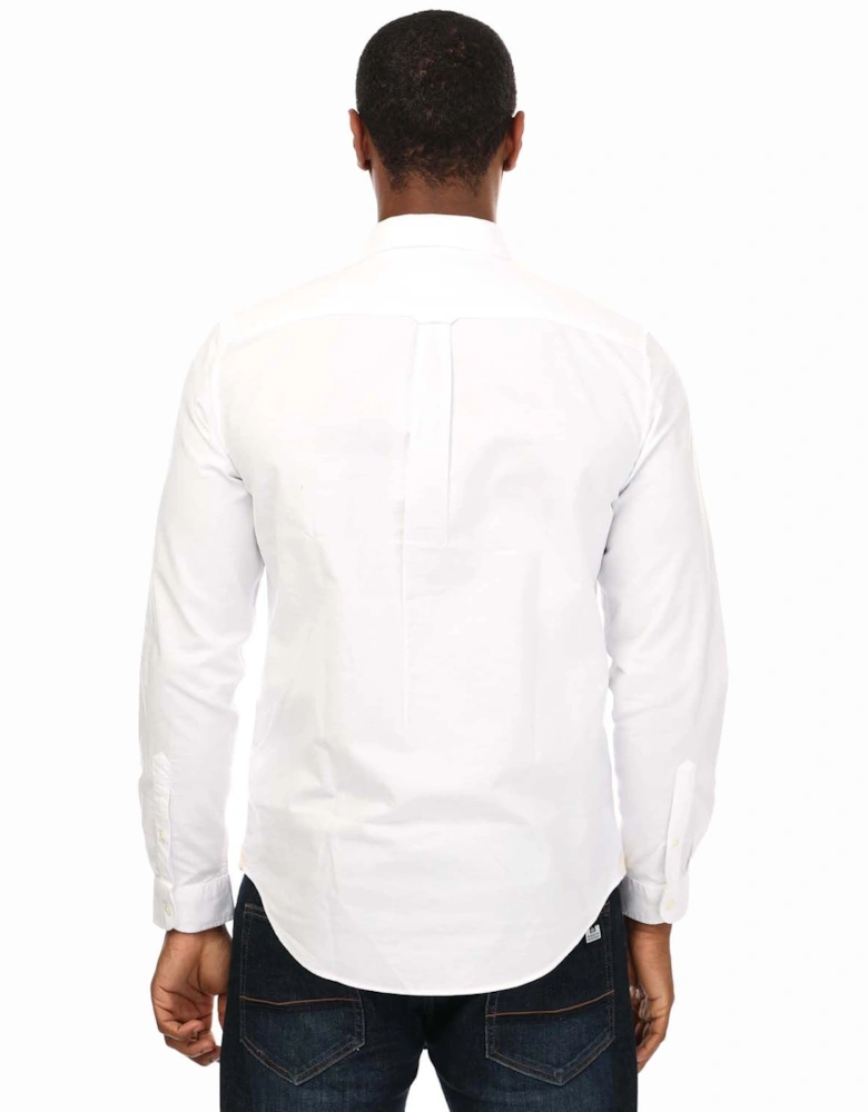 Mens Buttoned Collar Oxford Shirt