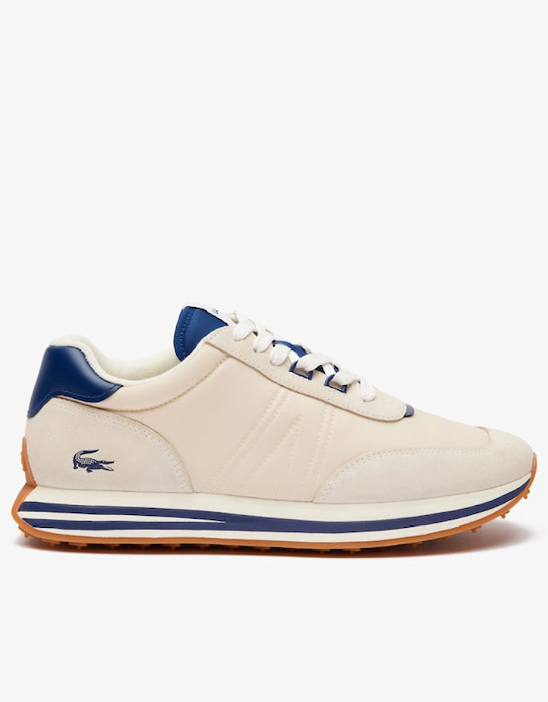 Men's L-Spin Leather and Textile Trainers, 5 of 4