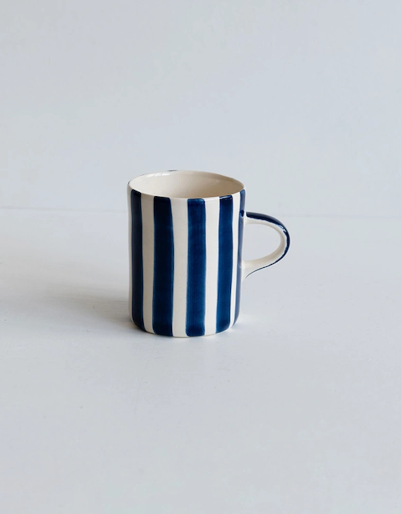 Demi Mug Candy Stripe Blue