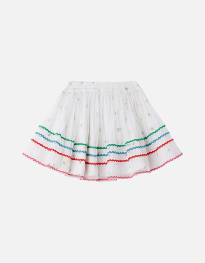 Girls Tulle Woven Skirt