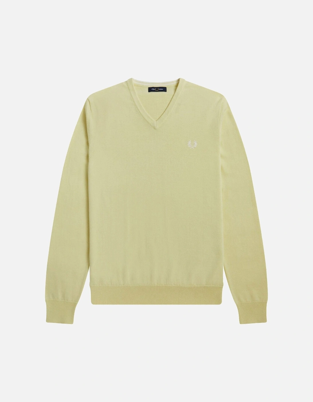 V-Neck Wax Yellow Jumper, 2 of 1