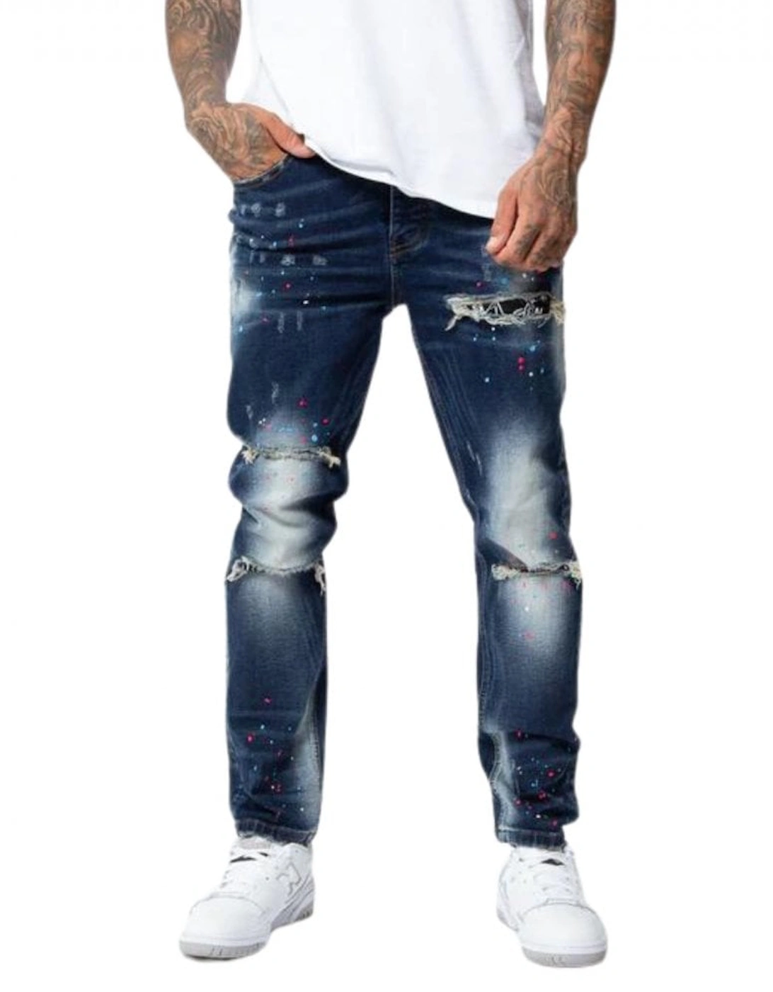 Modello V3 Paint Jeans - Blue, 8 of 7