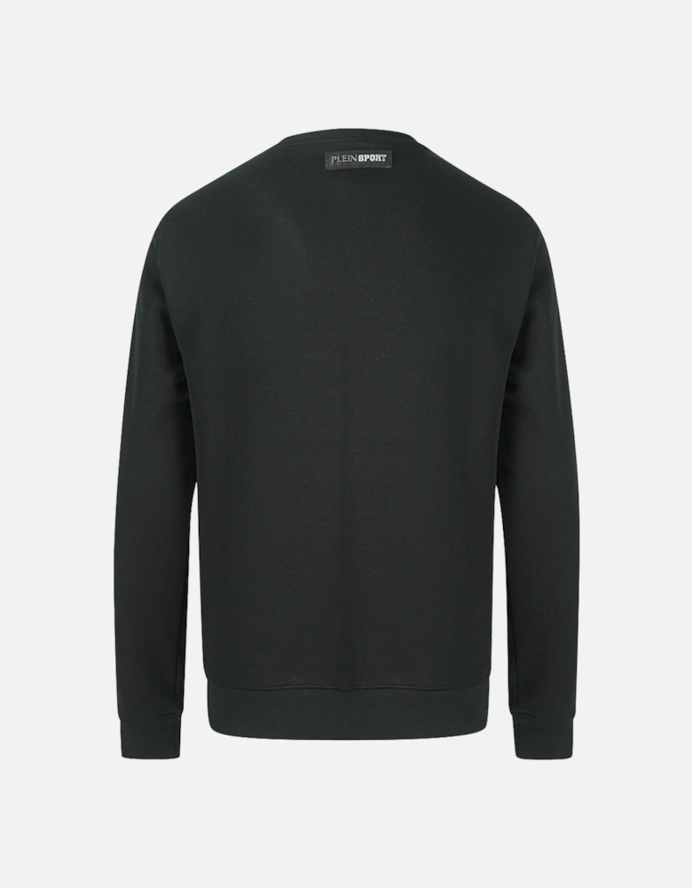 Plein Sport Gold Logo Black Jumper