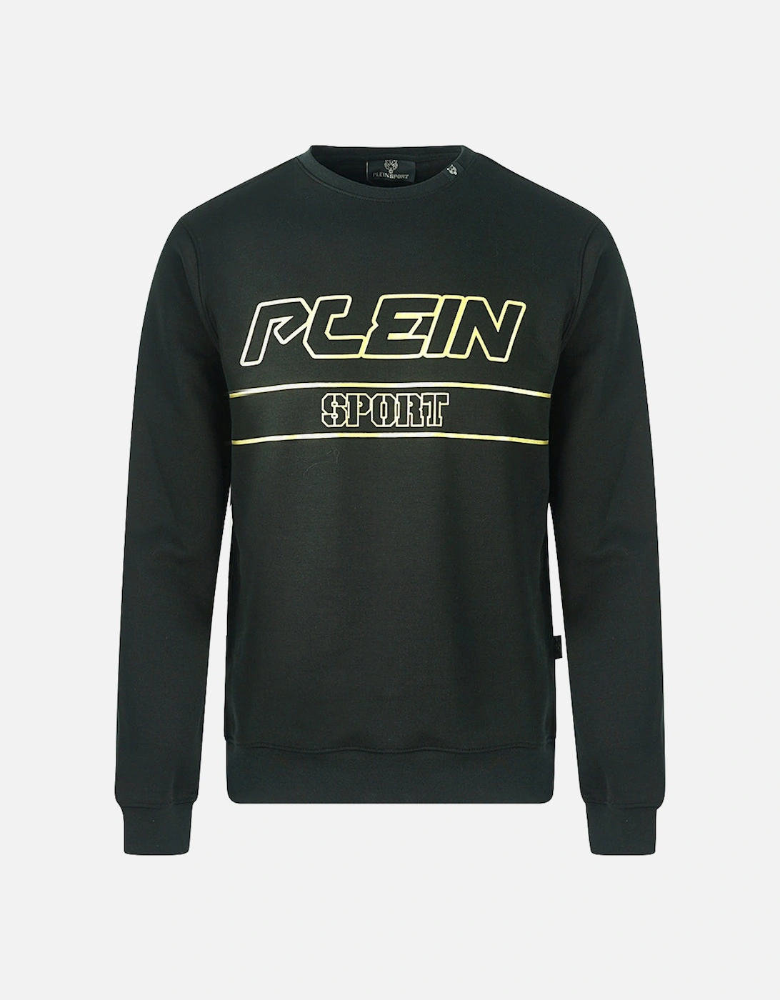 Plein Sport Gold Logo Black Jumper, 3 of 2