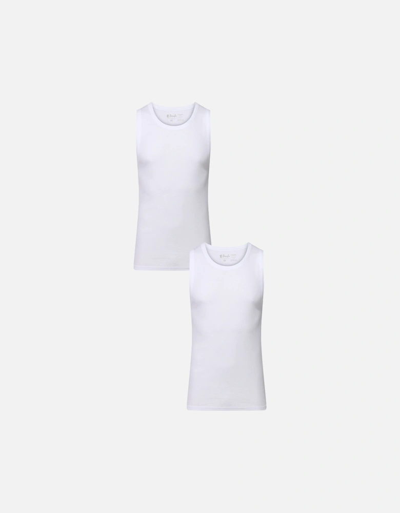 2 PACK MENS ROUND NECK VEST