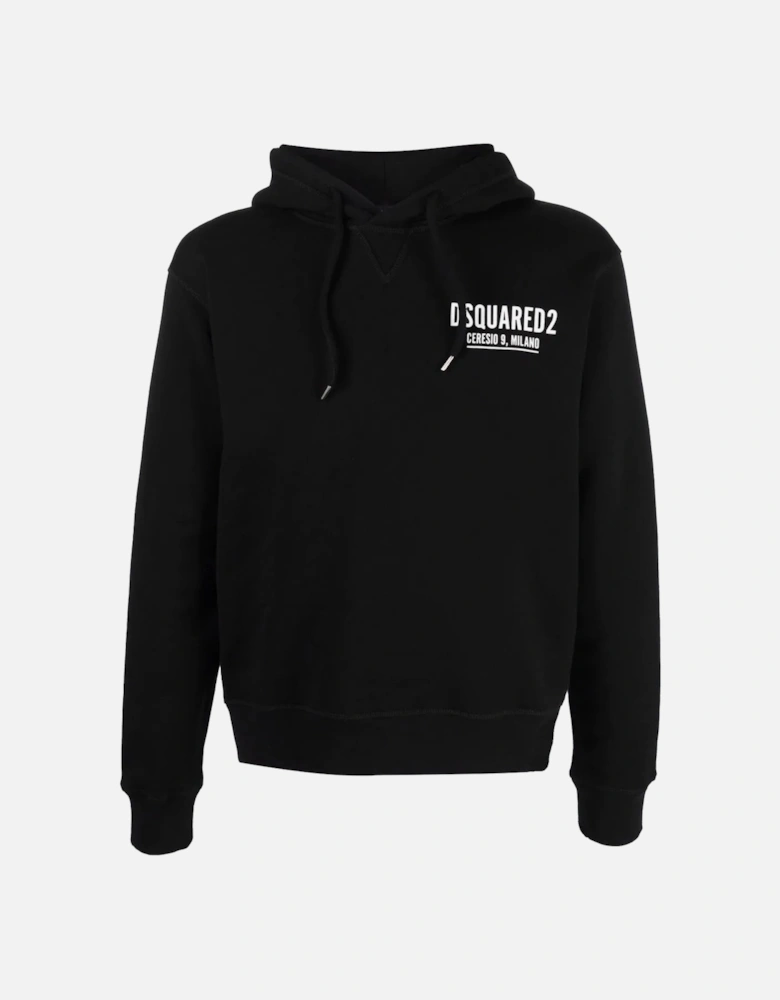 Mini Logo Ceresio 9 Hoodie in Black