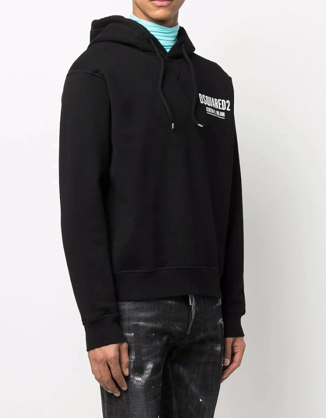 Mini Logo Ceresio 9 Hoodie in Black