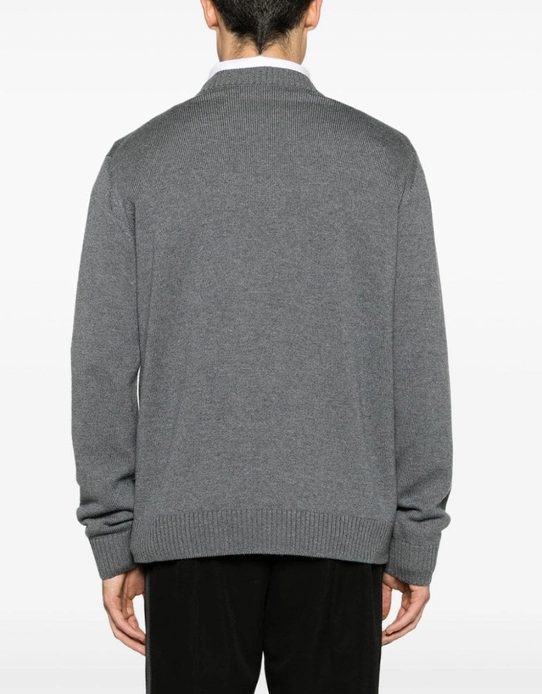 Embroidery Logo Sweater Grey