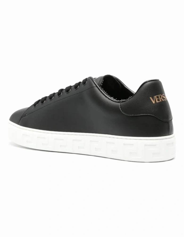 Leather Low Sneakers Black