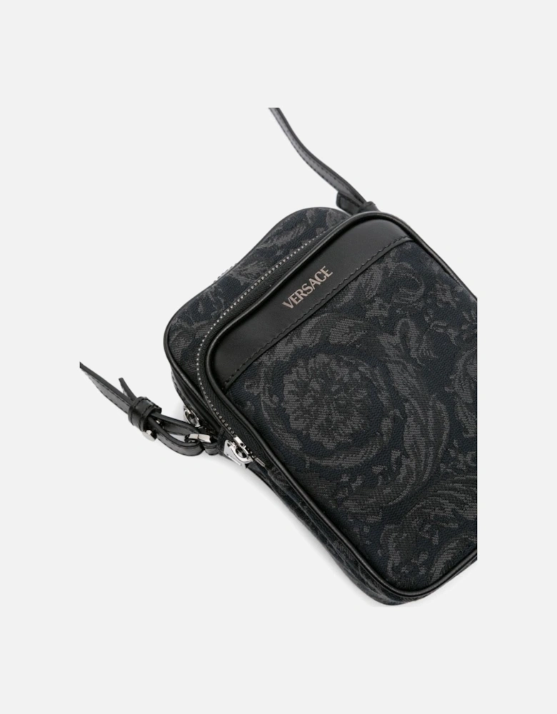 Jacquard Barocco Crossbody Black