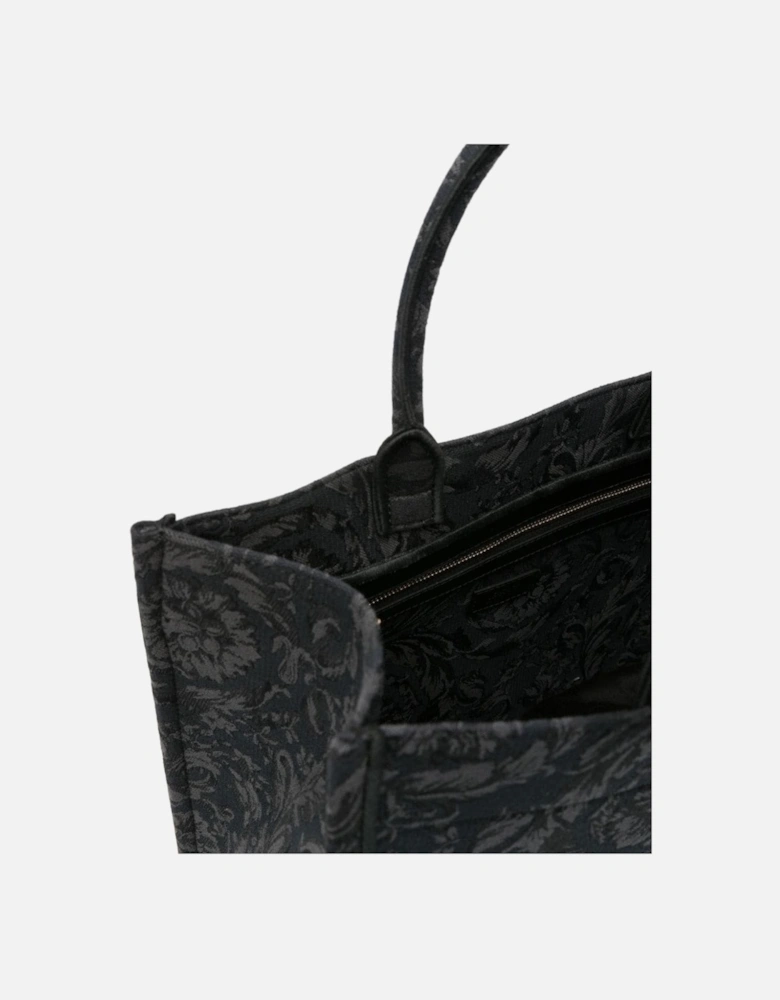 Jacquard Barocco Tote Black