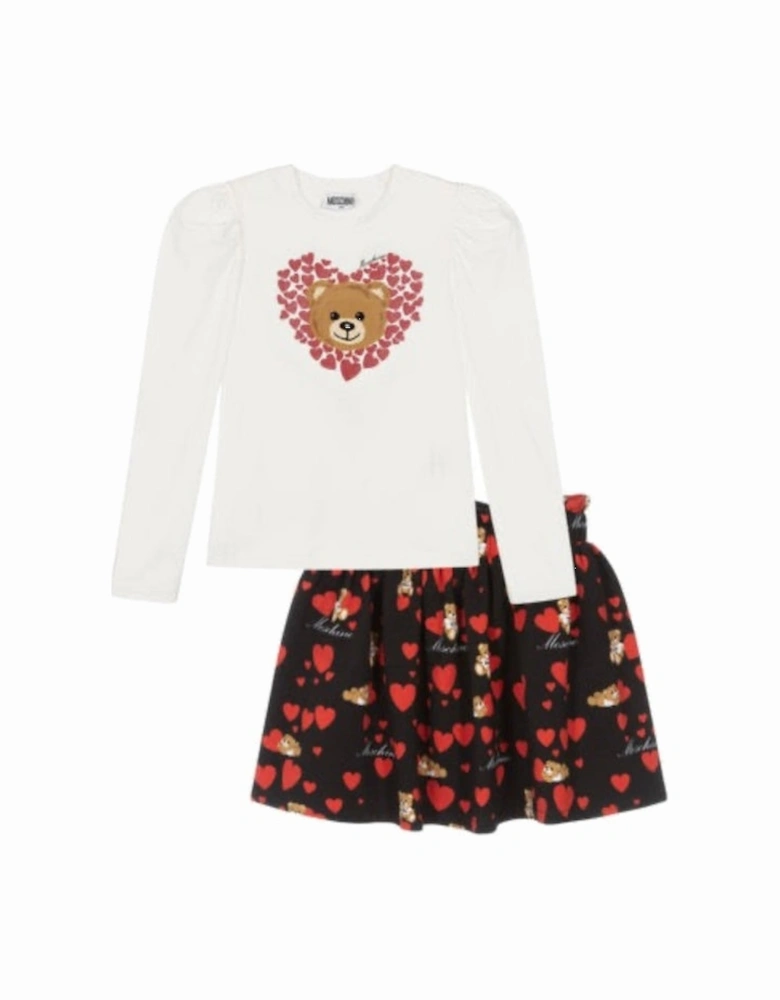 Hearts Skirt Set