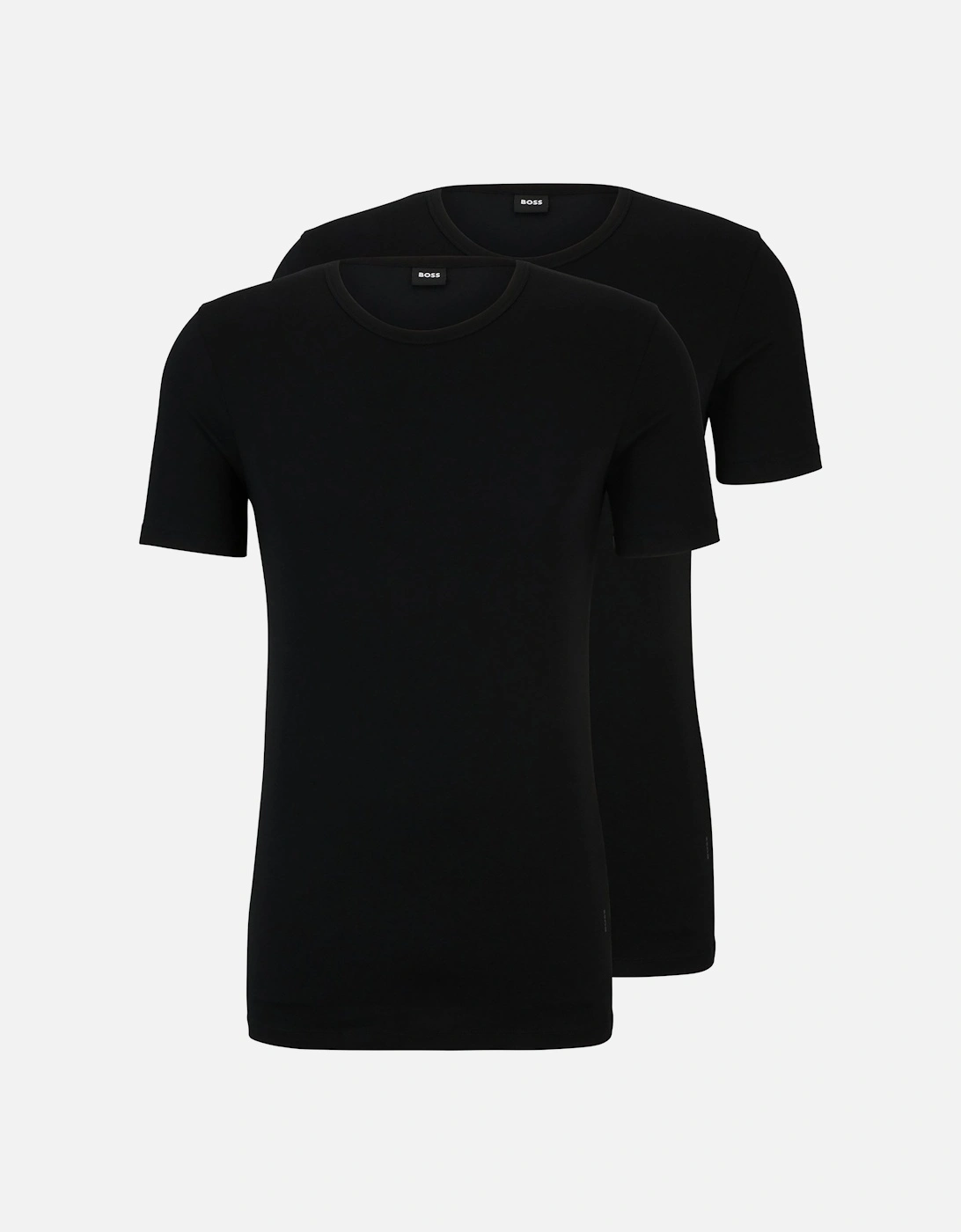 2 Pack Modern Cotton T-shirts Black, 5 of 4