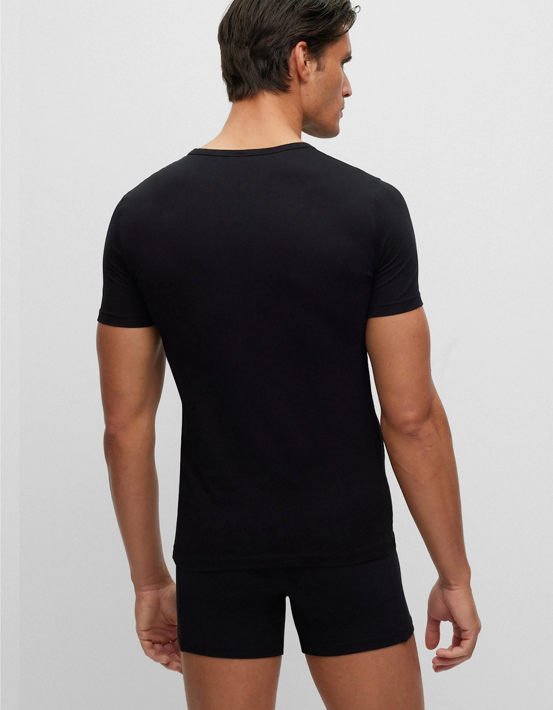 2 Pack Modern Cotton T-shirts Black