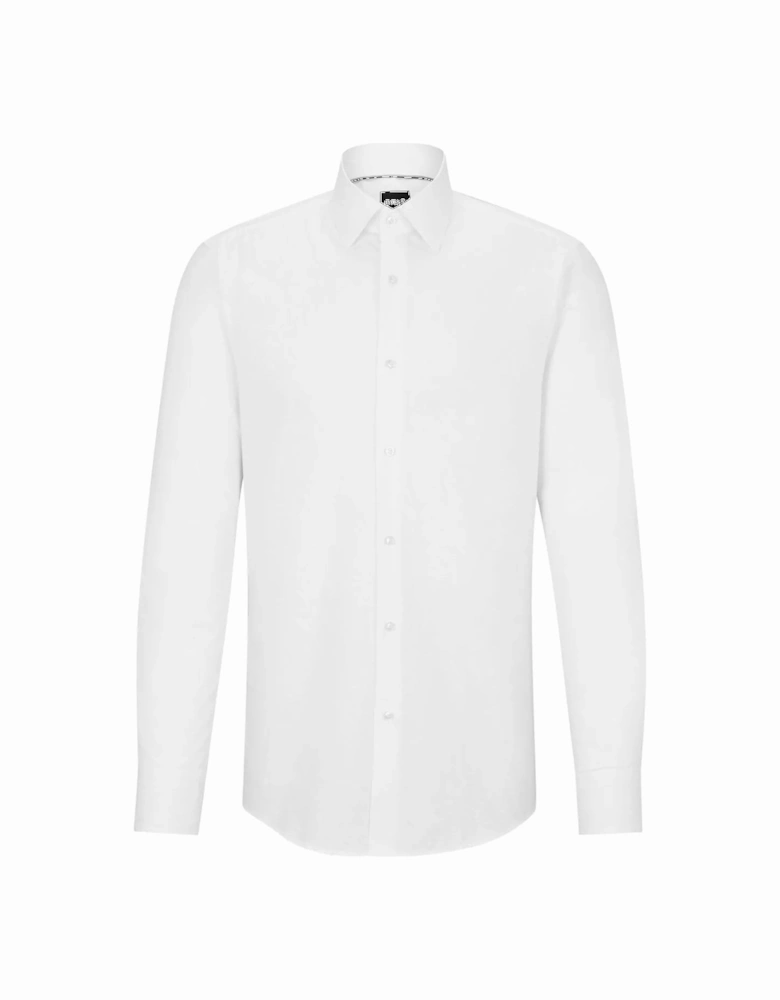 Hank Kent Collar Shirt White
