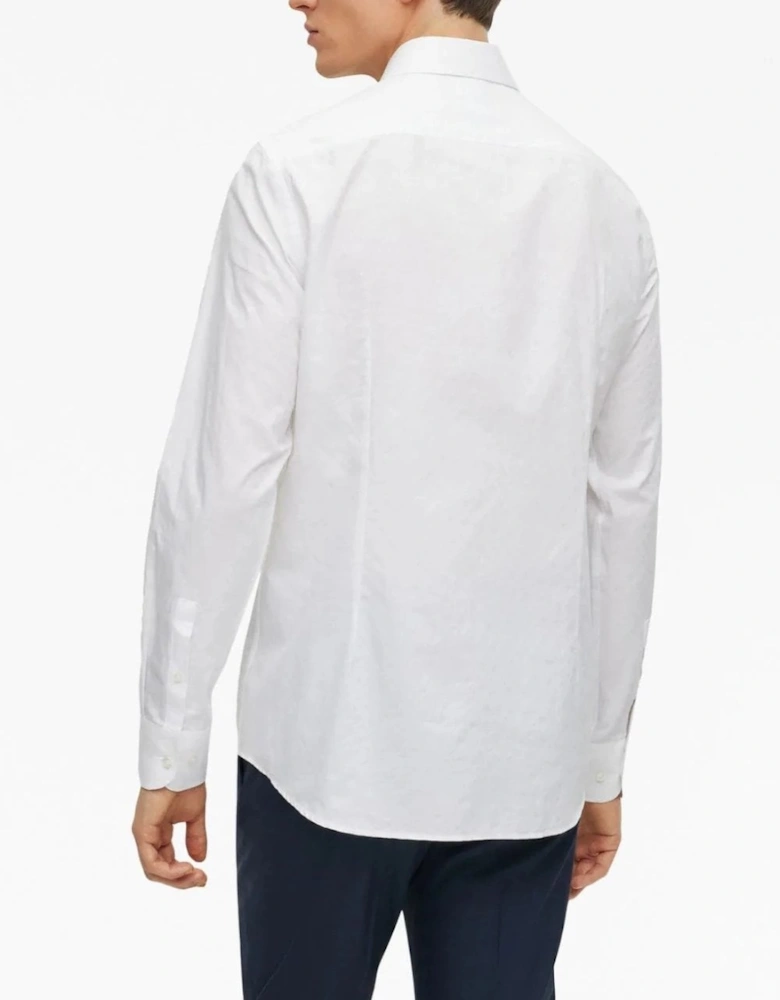 Hank Kent Collar Shirt White