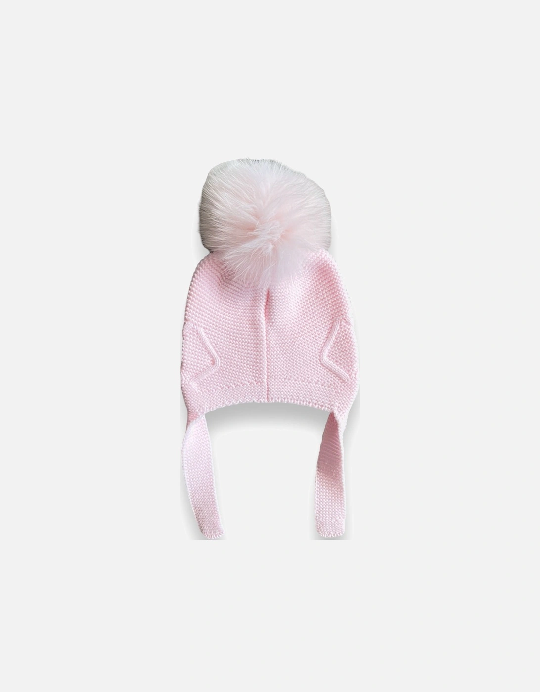 Pink Fur Tie Hat